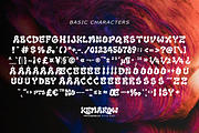 Kemarow - Psychedelic font, a Handwritten Font by Majelis Art (Thumbnail 7 of 9)