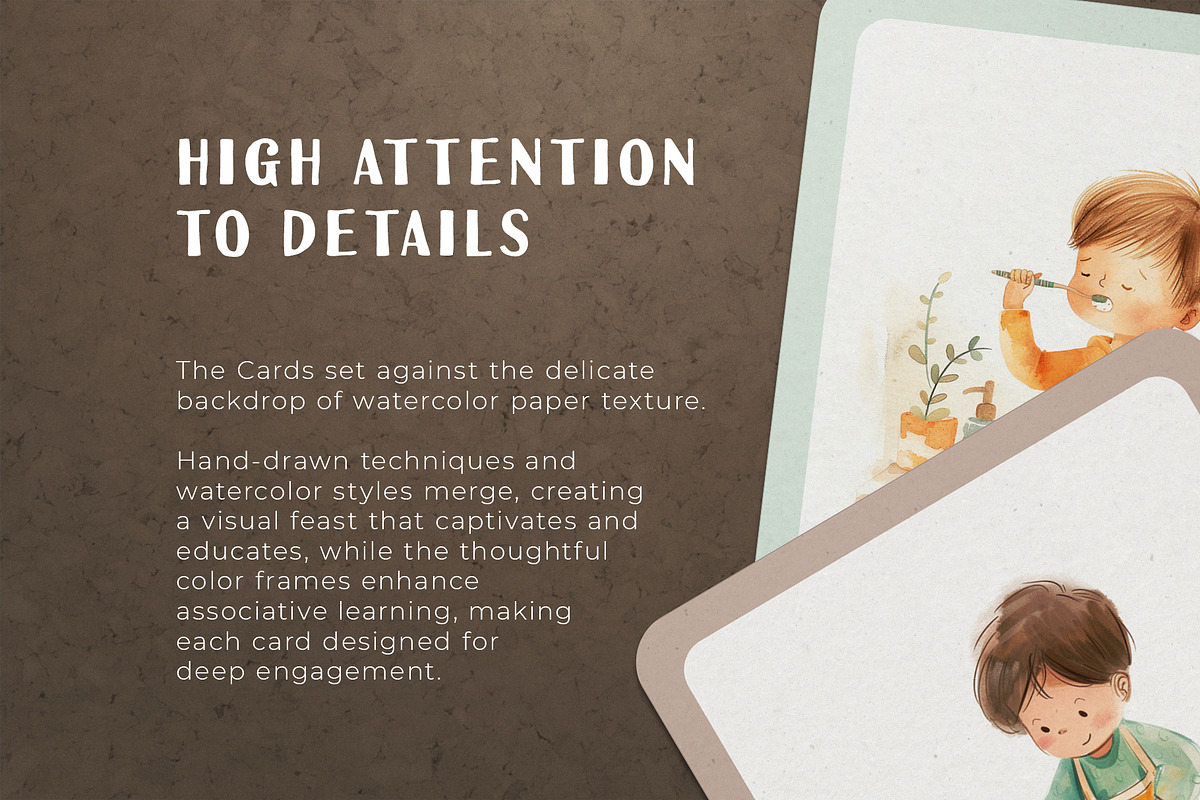 Everyday Actions Montessori Cards, an Education Illustration by Pix Cafe (Photo 2 of 10)