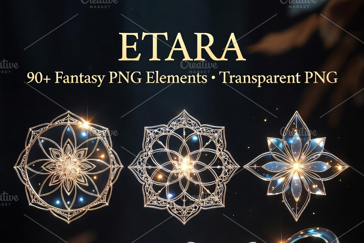 ETARA Magical Elements & Stamps, an Object Graphic by ETARA by Mea Hau (Photo 4 of 35)
