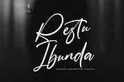 Restu Ibunda, a Script Font by pineungtype (Thumbnail 1 of 8)