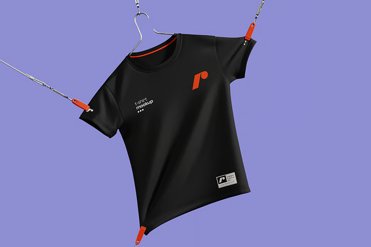 Basic T-Shirt Mockup, a Shirt Mockup by graphicsauce (Photo 4 of 4)