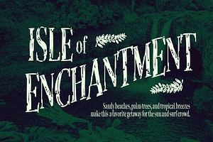 The Phantom Isles: Retro Tiki Font