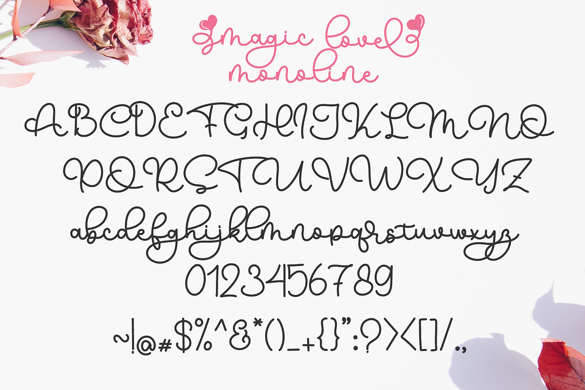 Magic Love - wedding font preview 7