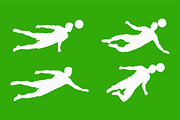 Airborne Soccer Silhouette Vector, an Object Graphic by Artonix (Thumbnail 2 of 3)