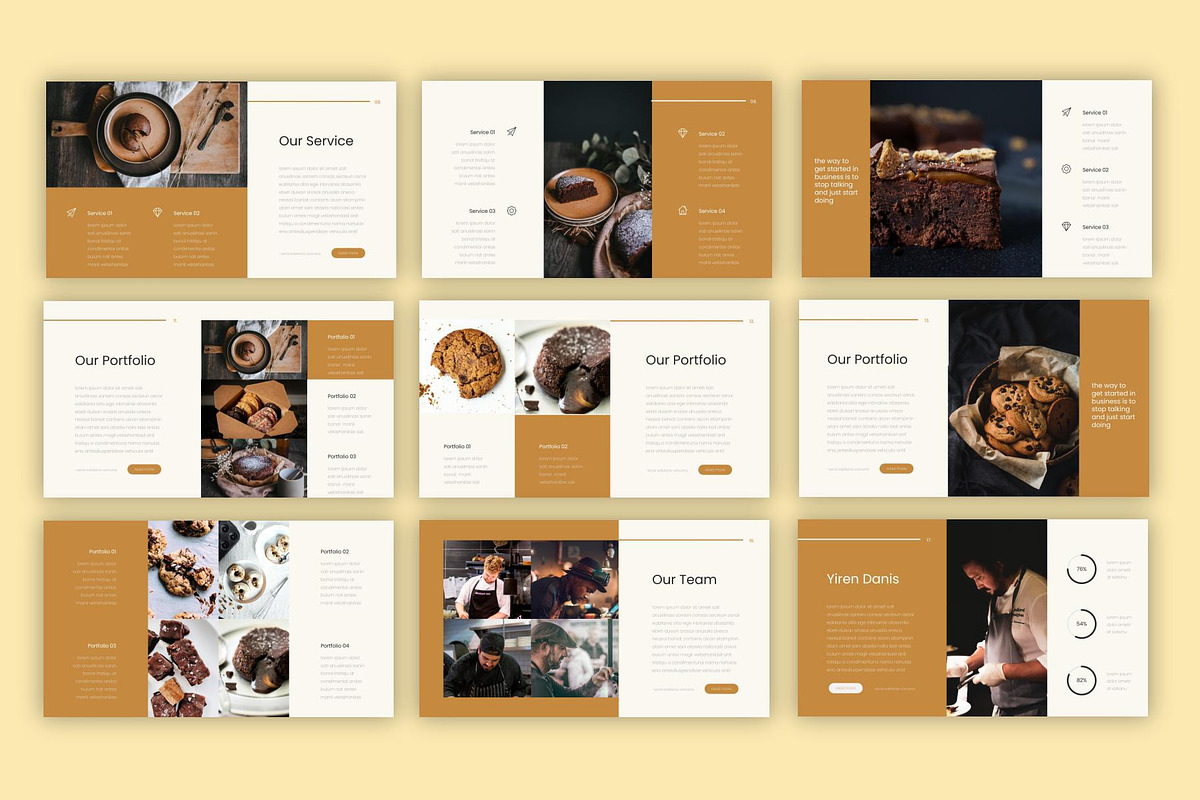Labis - Cookies PowerPoint Template, a Presentation Template by riz creative studio (Photo 6 of 9)