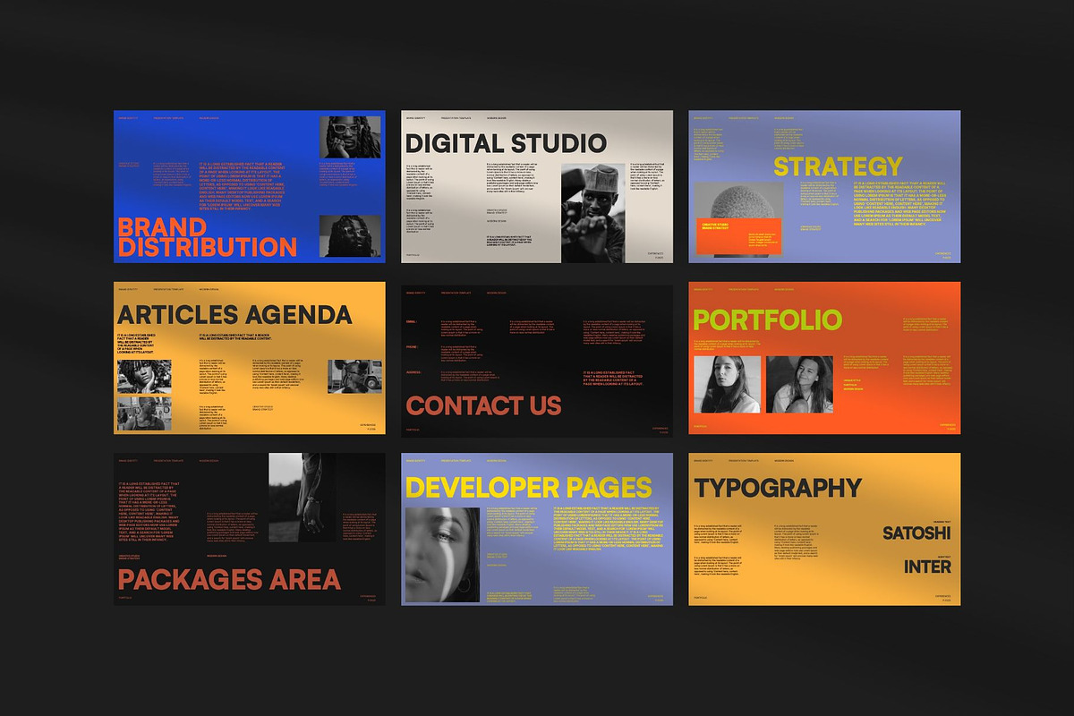 Michael - Brand Portfolio Canva, a Presentation Template by Creatorism (Photo 8 of 9)