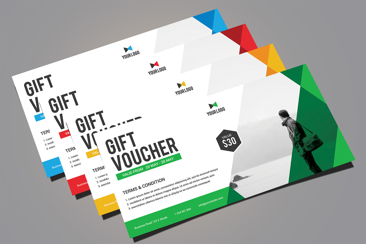 Gift Voucher, a Card Template by Rongbaaz (Photo 1 of 5)