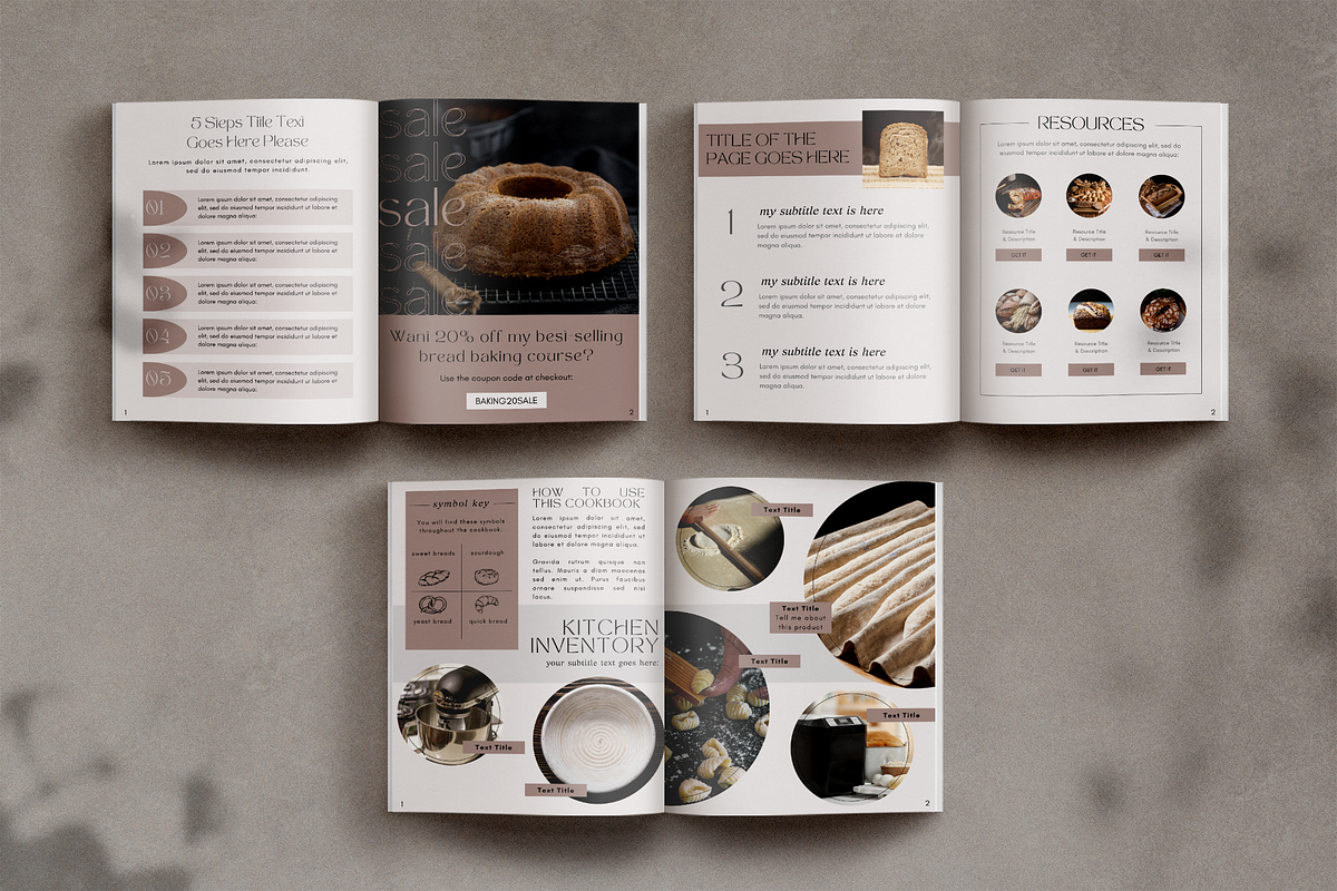 Canva Cookbook Template - Baker, a Magazine Template by Made by Melody (Photo 9 of 14)