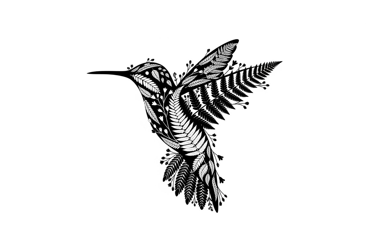 Decorative Floral Hummingbird Bundle, an Illustration by jahid234 (Photo 29 of 31)