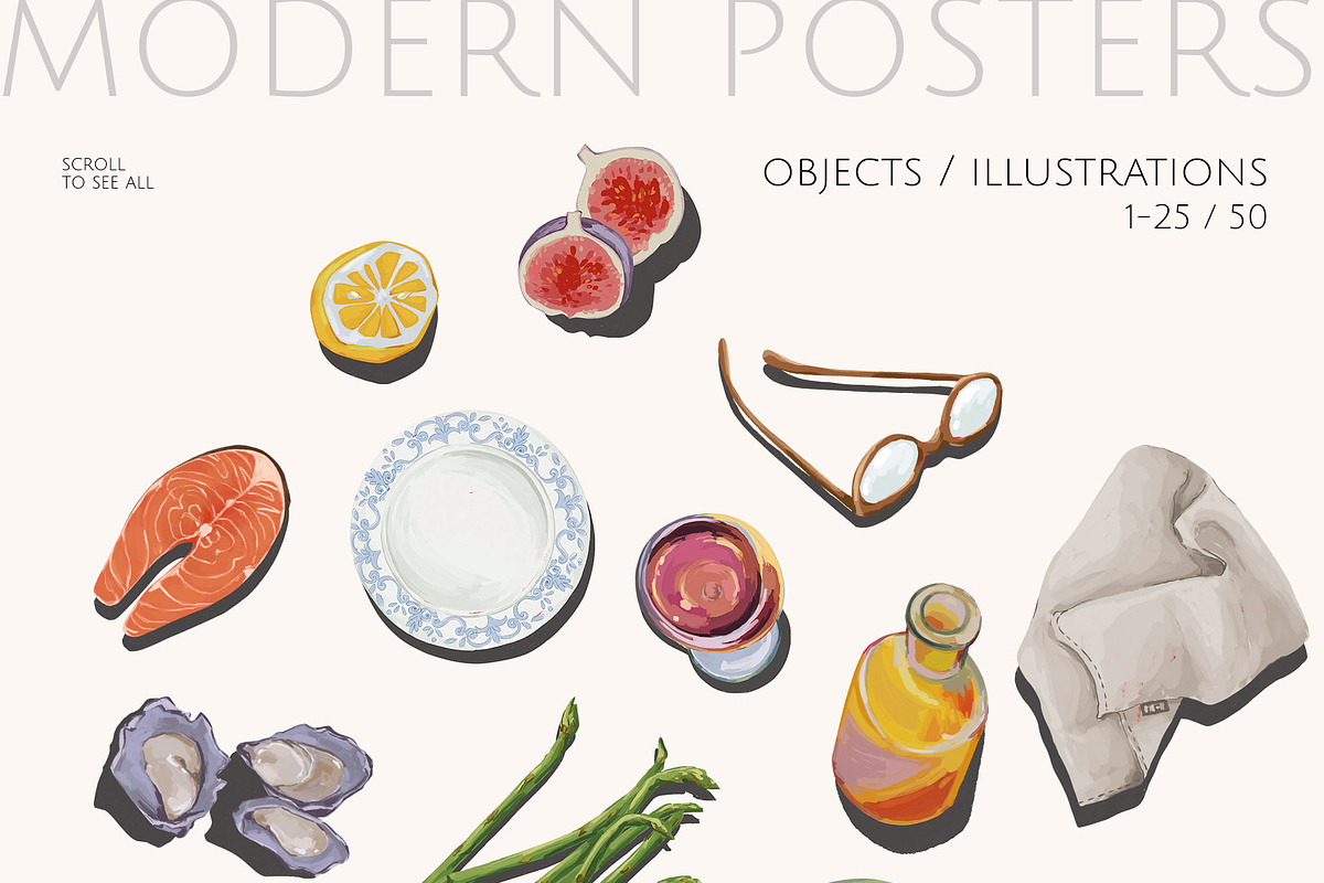 MODERN POSTERS creator kit, a Decorative Illustration by Yuliia Lashevska (Photo 3 of 12)