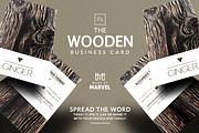 Wooden Business Card, a Business Card Template by Marvel (Thumbnail 1 of 5)