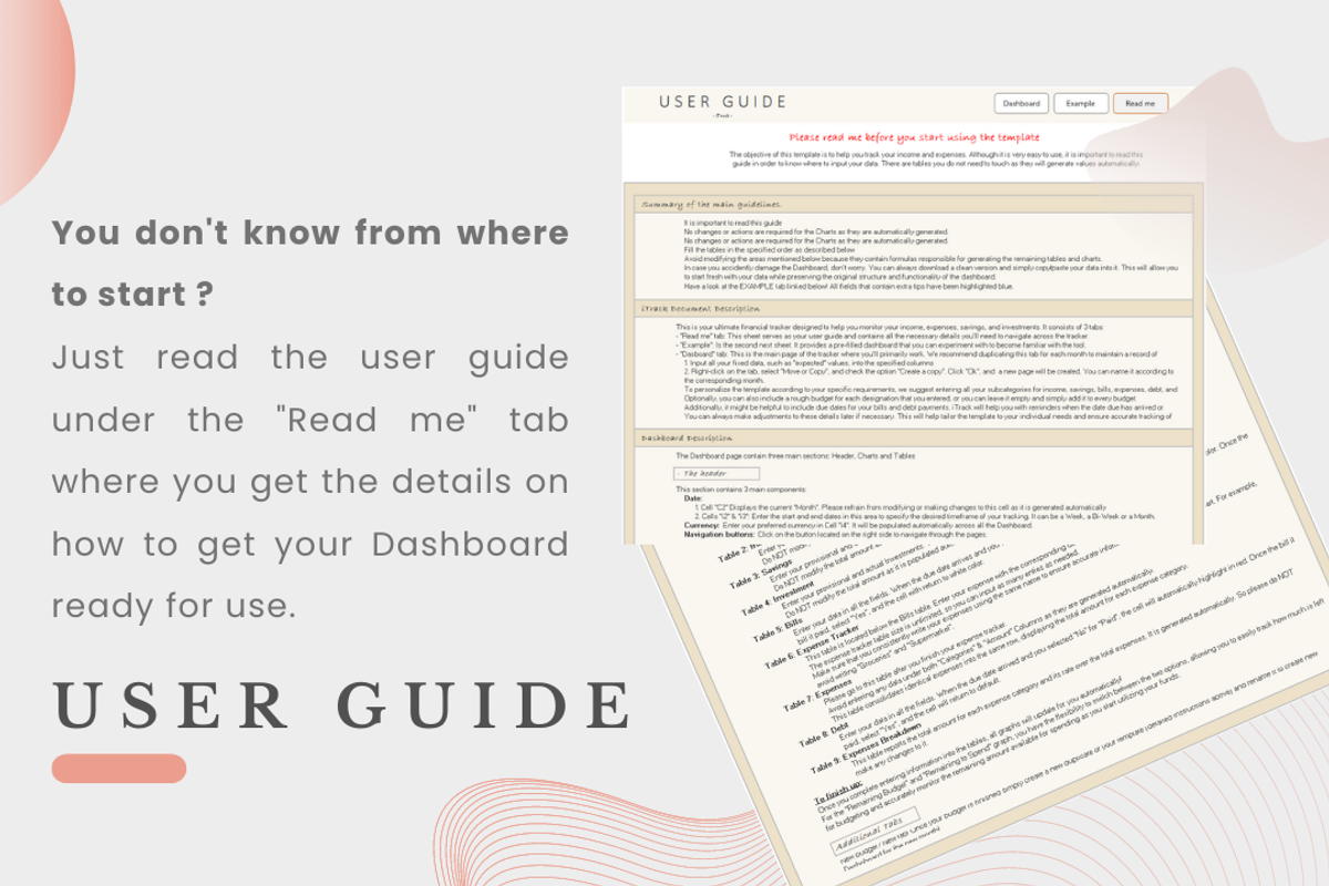 Monthly Budget Planner, a Templates & Theme by iScoop (Photo 10 of 10)
