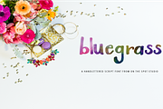 Bluegrass, a Font by OnTheSpotStudio (Thumbnail 1 of 4)