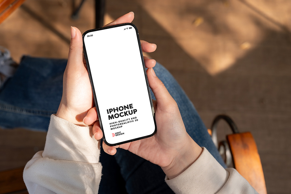 iPhone Mockup, an iPhone Mockup by UnicDesign (Photo 14 of 14)