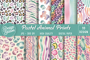 Pastel Animal Digital Prints, a Pattern Graphic by Design Station (Thumbnail 1 of 4)