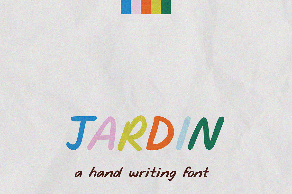 Jardin - A Hand Writing Font, a Handwritten Font by Sarah Celia Design (Photo 1 of 4)