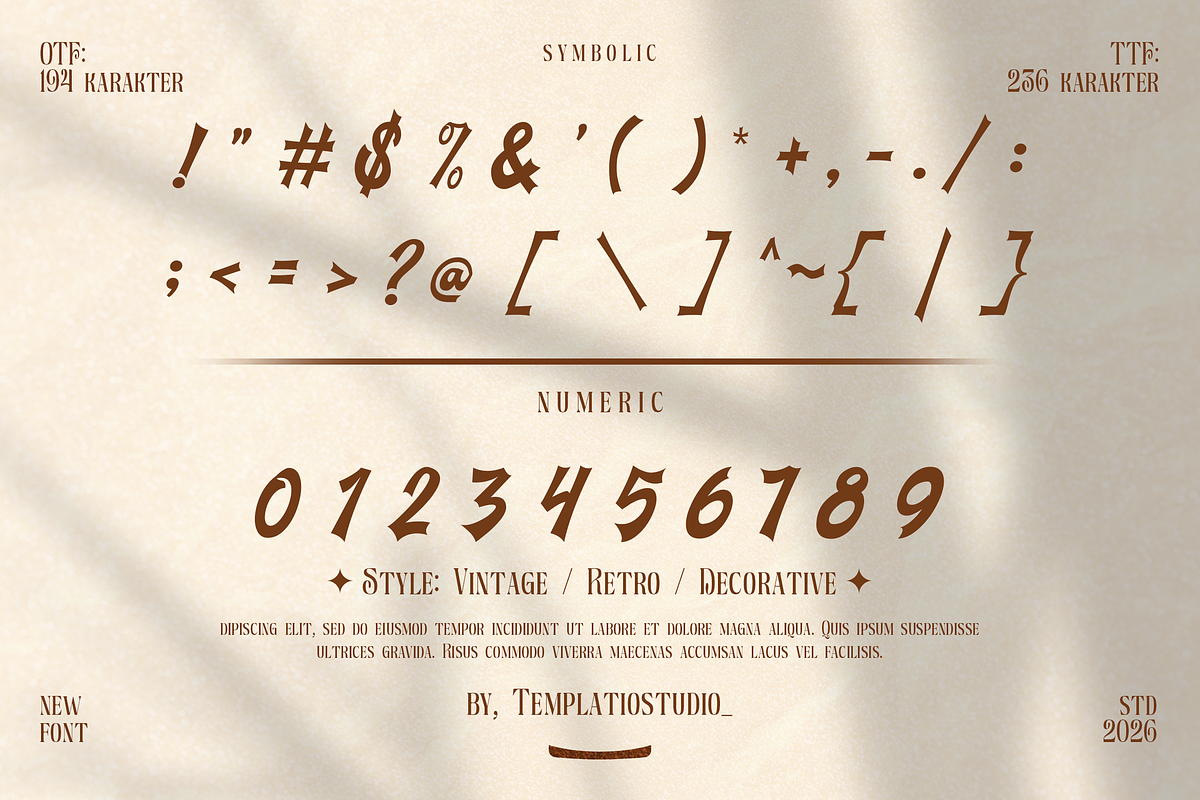 Vintage Fortuin Brush Script Font, a Handwritten Font by Templatiostudio (Photo 9 of 12)