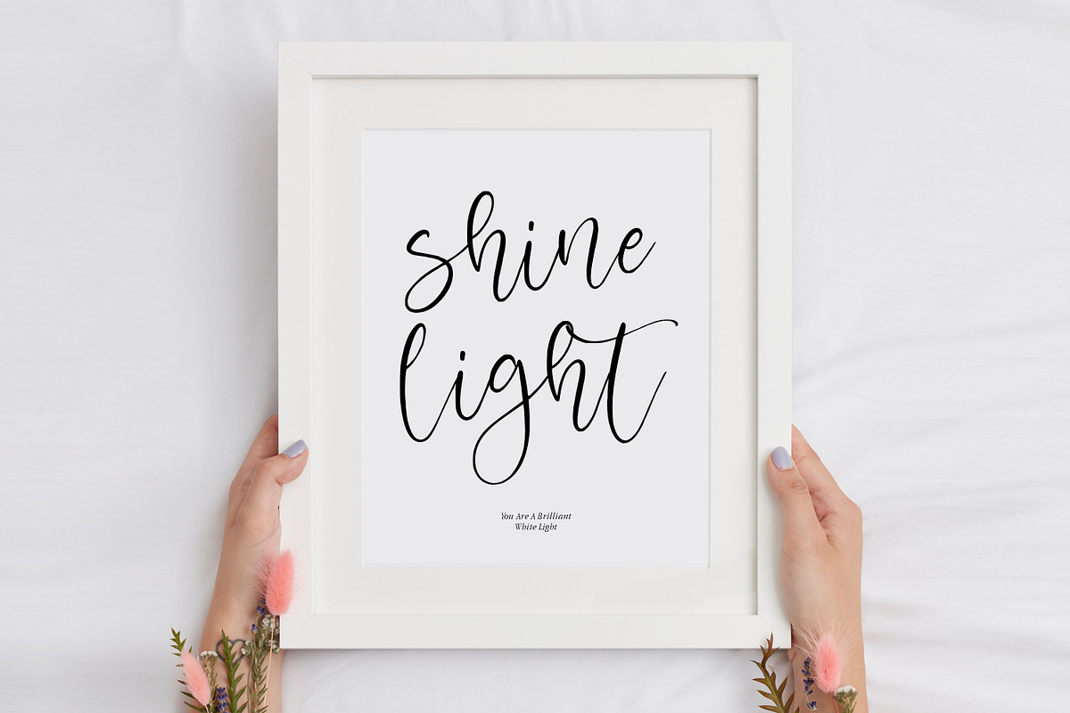 Mint Condition Beautiful Font, a Script Font by Balpirick Studio (Photo 2 of 6)