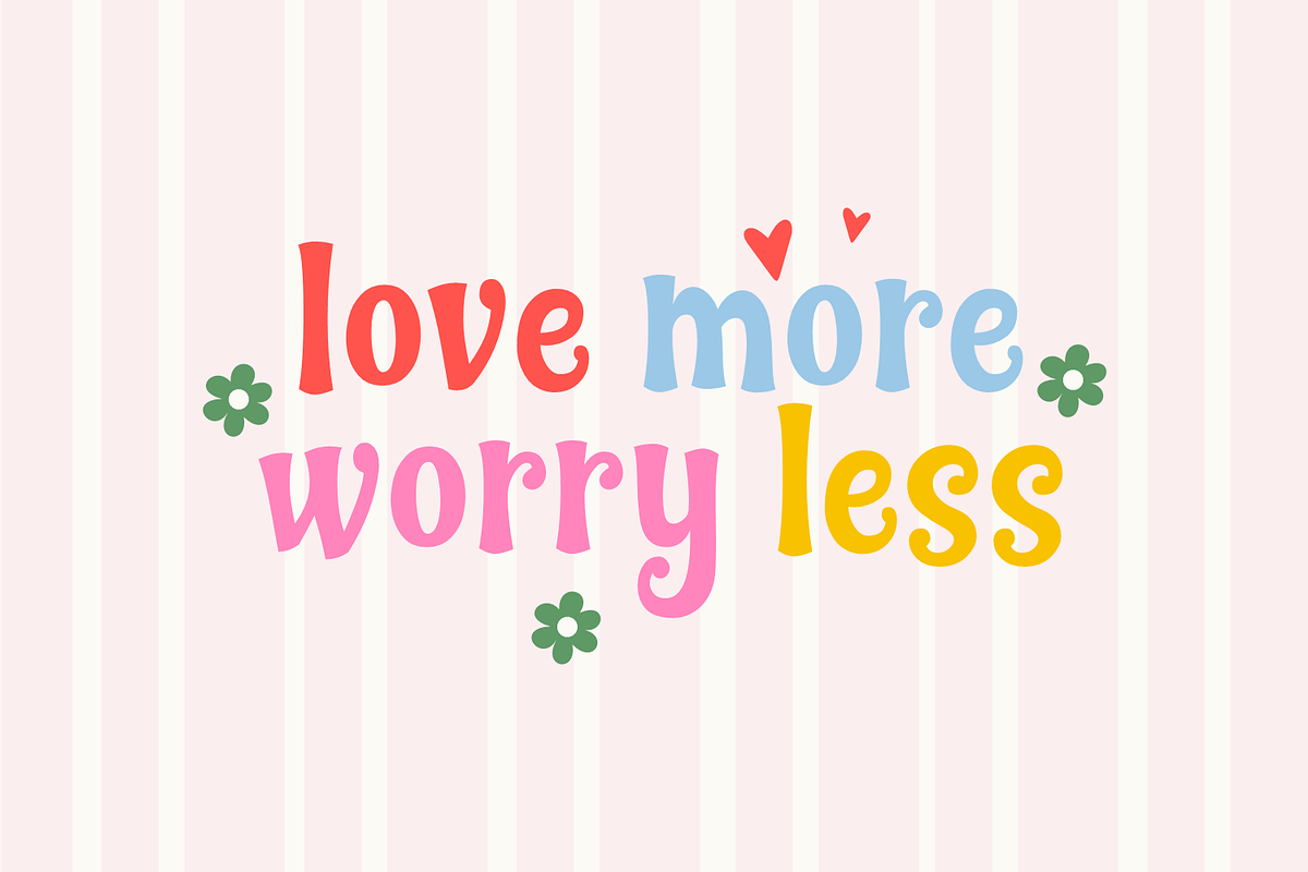 Nilky & Miky - Cute Display Font, a Sans Serif Font by Keithzo (Photo 3 of 6)