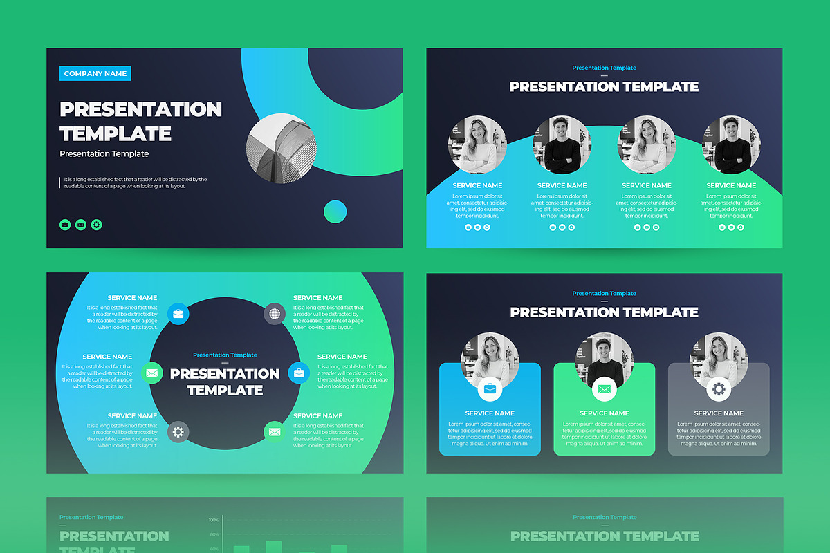 Sleek Marketing Pitch Deck, a Presentation Template by CreativeUP (Photo 5 of 6)