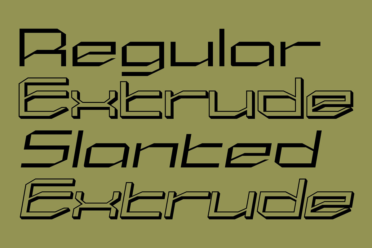 Futuristic Tech Font: Radiant Pafist, a Sans Serif Font by Glyphminds Studios (Photo 7 of 9)