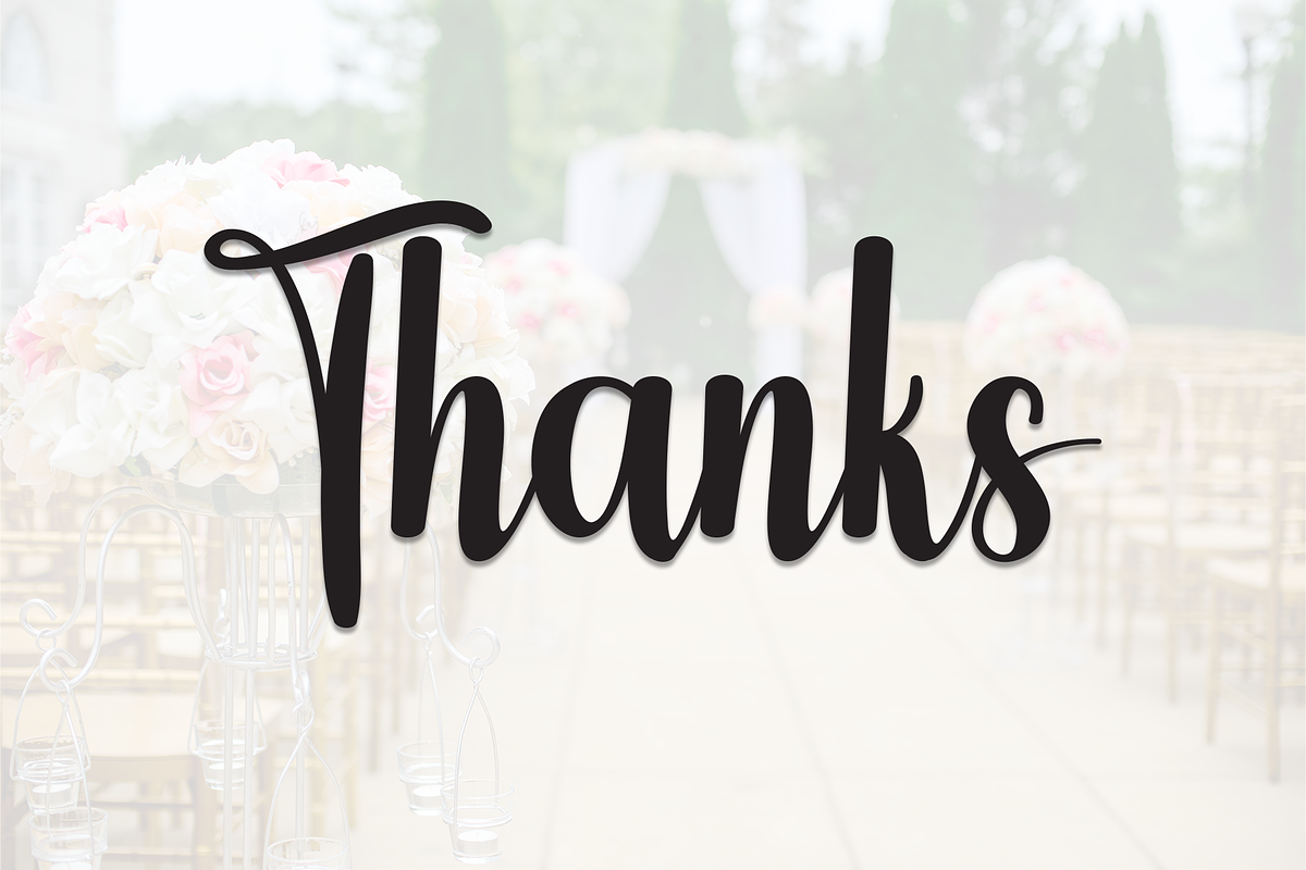 Wedding | Script Font, a Handwritten Font by Scratchones (Photo 9 of 9)