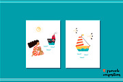 Dream about sea set, an Illustration by Kotozoid (Thumbnail 6 of 11)