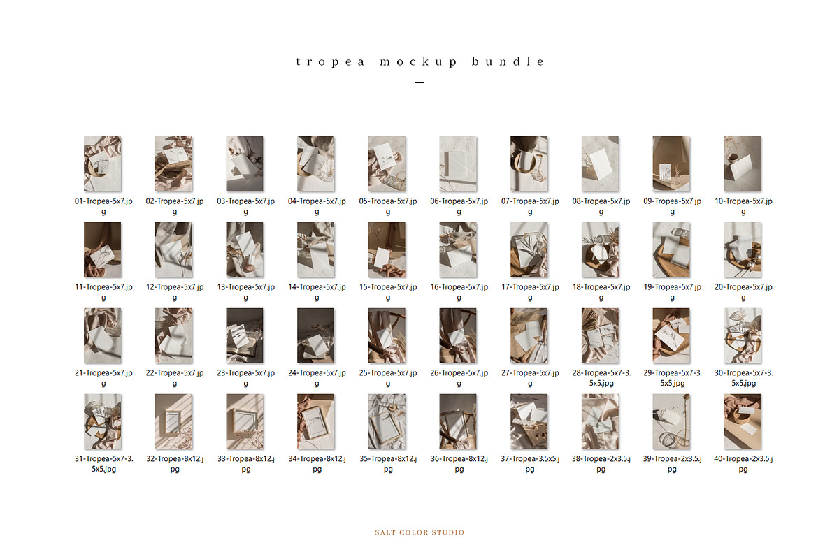 Tropea 40 Mockups Bundle, a Household Mockup by Salt Color Studio (Photo 12 of 13)