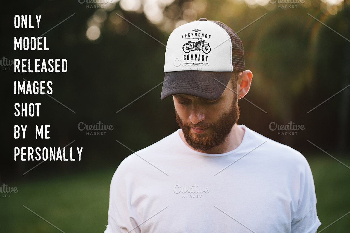 Baseball Hat Mock Up PACK 18, a Hat Mockup by Arfis (Photo 6 of 18)