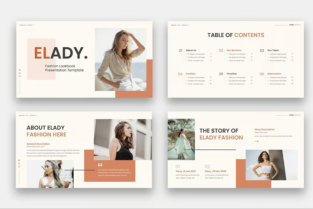 Elady - Lookbook Fashion Powerpoint, a Presentation Template by Fit-tee (Photo 6 of 6)