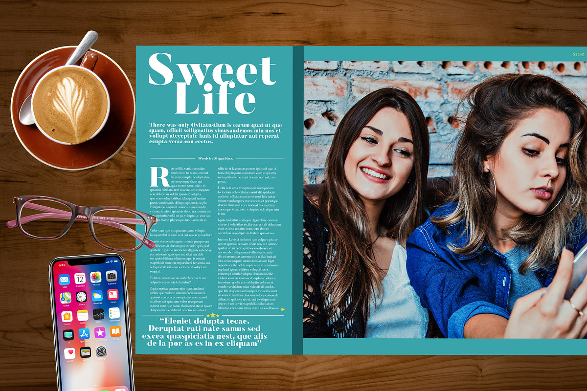 Magazine Template, a Magazine Template by Red Cactus Creative (Photo 14 of 21)