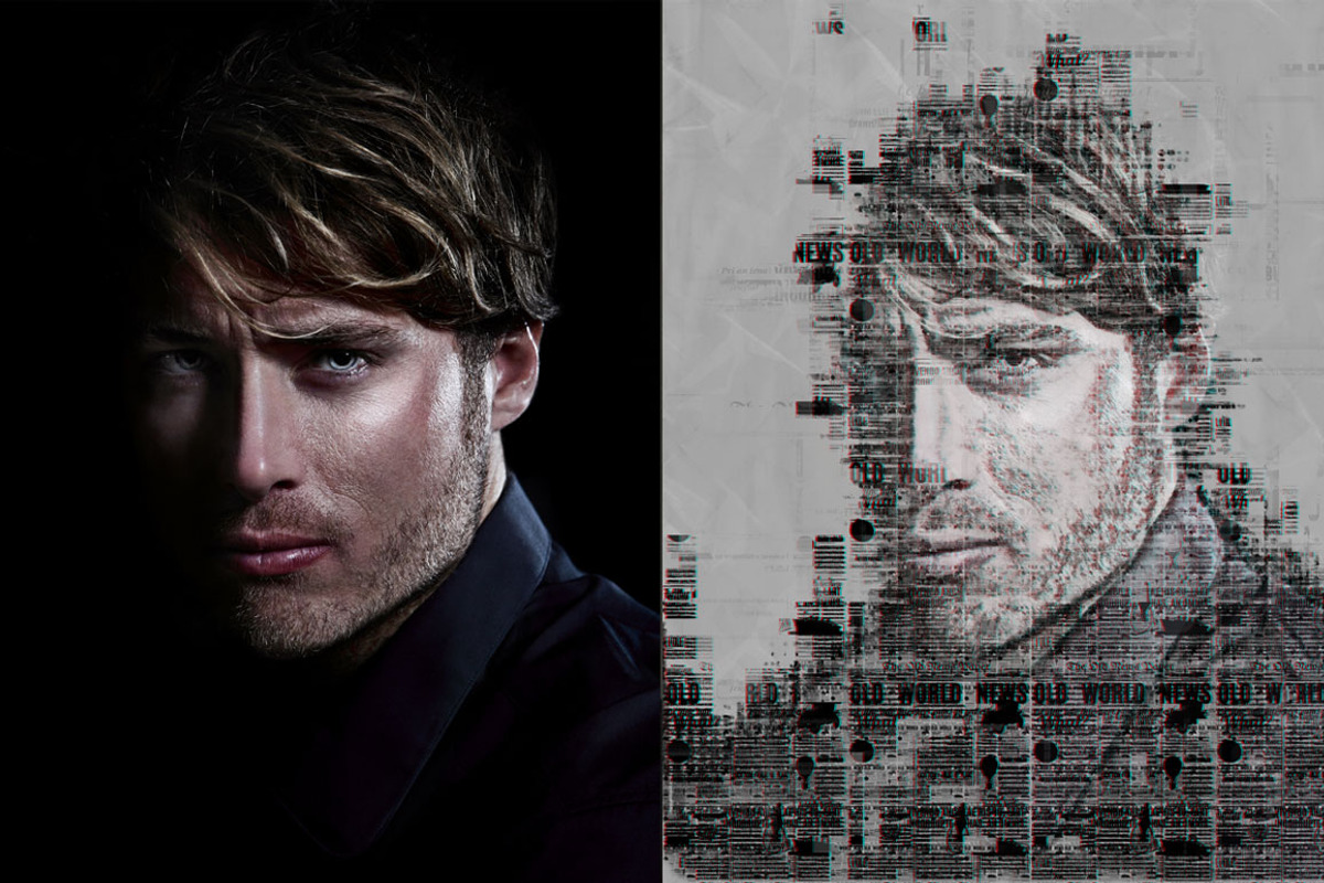 NewsPrint Photoshop Acion, an Action Add-On by designvillage (Photo 7 of 7)