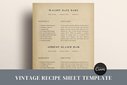2 Recipes Page Template Vintage, a Templates & Theme by OrganizationOasisRo (Thumbnail 1 of 10)