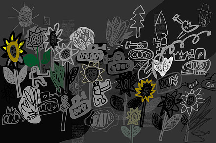 Tanks sunflowers