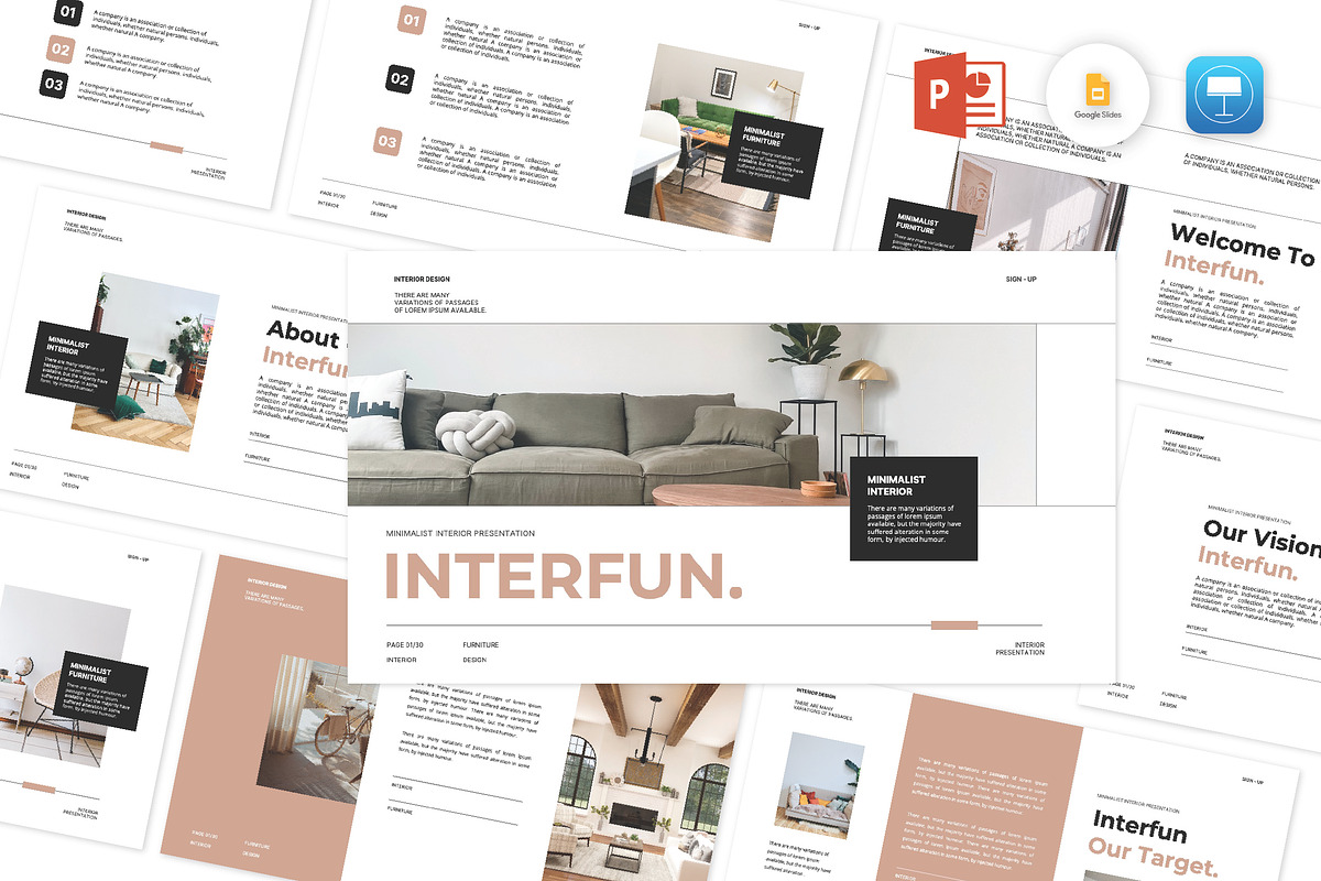 InterFun - Presentation Template, a Presentation Template by Universitype (Photo 1 of 9)