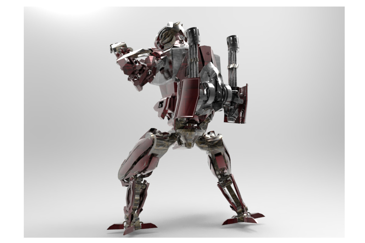 VroboM1, a Characters & Person 3D Model by Gblack Id (Photo 3 of 9)