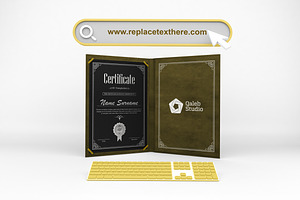 Certificate Website Mockup