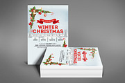 Minimal Christmas Winter Flyer, a Flyer Template by graphicforest (Thumbnail 4 of 4)