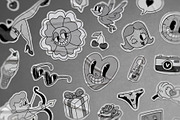 Retro Cartoon Collection, a Seasonal Illustration by Kokoshka (Thumbnail 6 of 15)