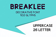 Breaklee, a Sans Serif Font by Emdaduljs (Thumbnail 2 of 4)