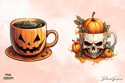 Halloween Coffee Cup Clipart Png, an Object Illustration by danishgraphics (Thumbnail 4 of 7)