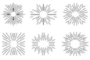 Sunburst Vector Rays, an Illustration by Krukowski Graphics (Thumbnail 2 of 2)