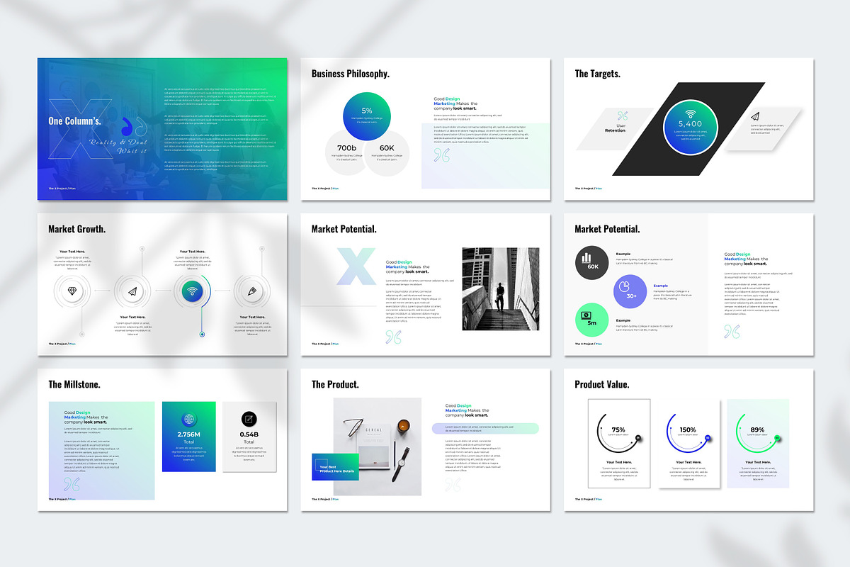 The X Project PowerPoint Template, a Presentation Template by Typetheme (Photo 4 of 9)