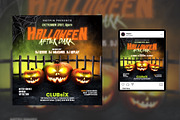 Halloween Flyer Template, a Flyer Template by Hotpin (Thumbnail 2 of 2)