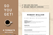 USAJob Resume Template, a Resume Template by ResumeInventor (Thumbnail 8 of 9)