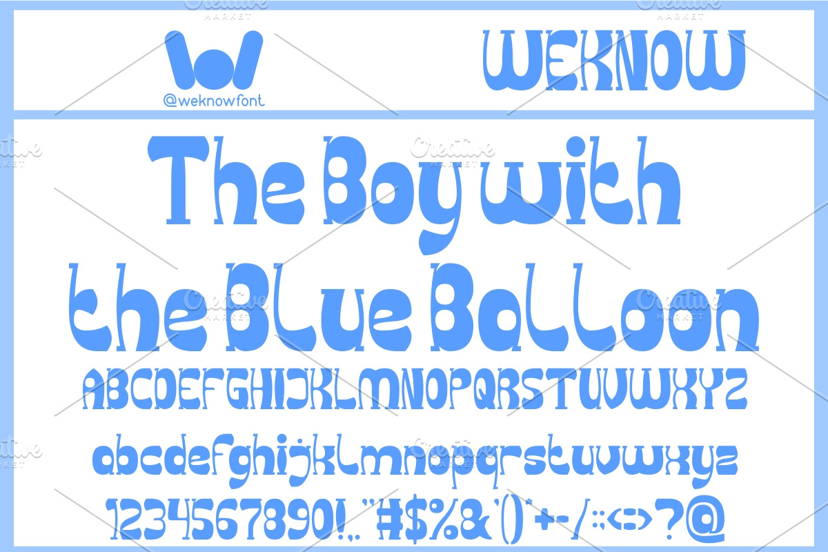 Groovy Funky Font, a Font by weknow (Photo 5 of 8)