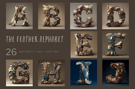 The Feather Alphabet