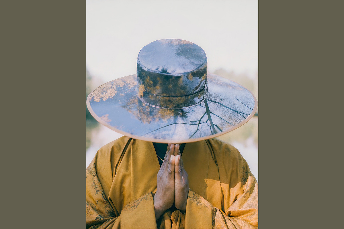 Landscape Painted Hat Portraits, a Decorative Illustration by StockVerse Creative (Photo 3 of 4)