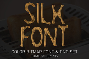 Silk Color Bitmap Font & PNGs
