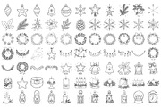 Christmas Doodle SVG Graphics, a Seasonal Illustration by DENIDigitalArtSudio (Thumbnail 6 of 9)